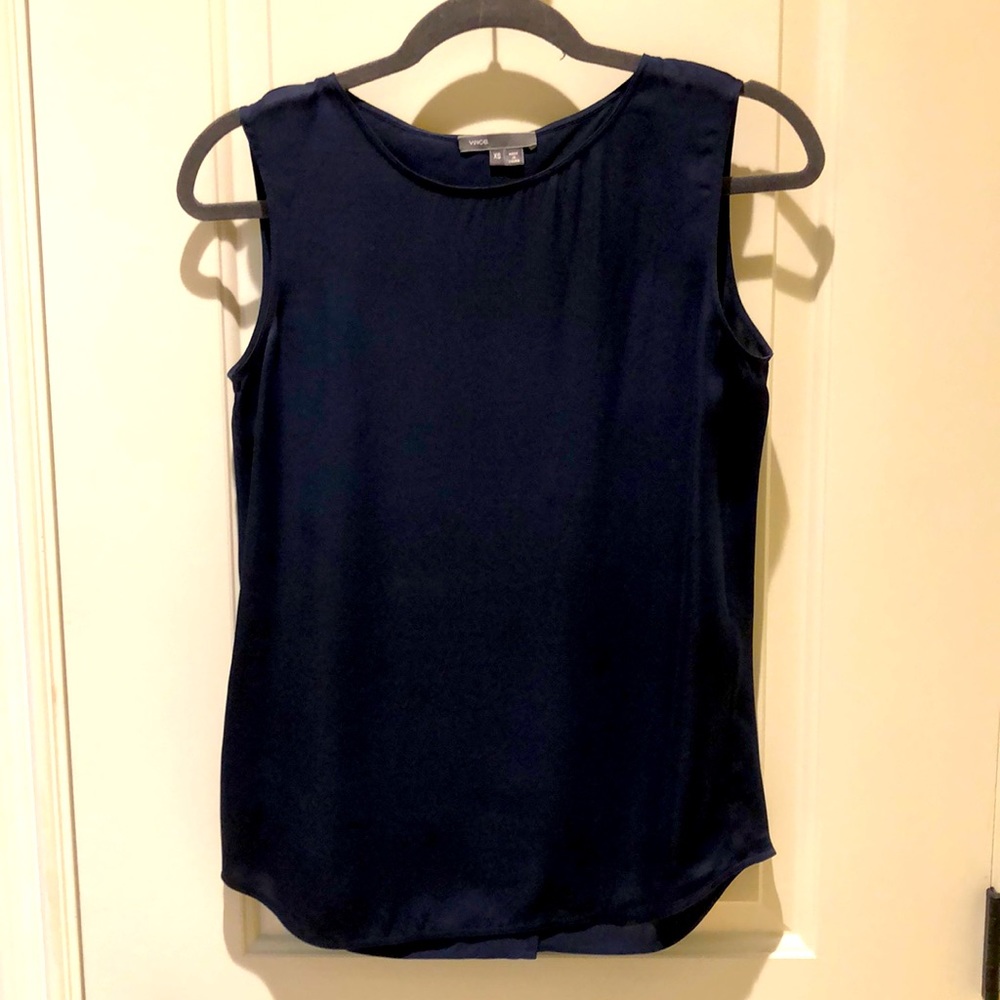 Navy Blue Blouse